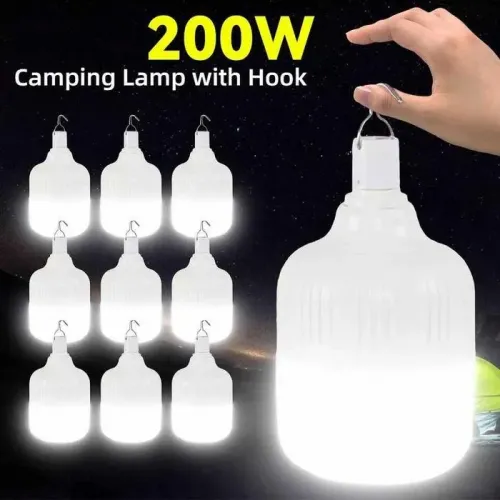 Акумуляторна світлодіодна USB LED лампа 200 Вт