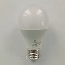 Лампа світлодіодна з датчиком руху 12w цоколь E27 тепле біле світло