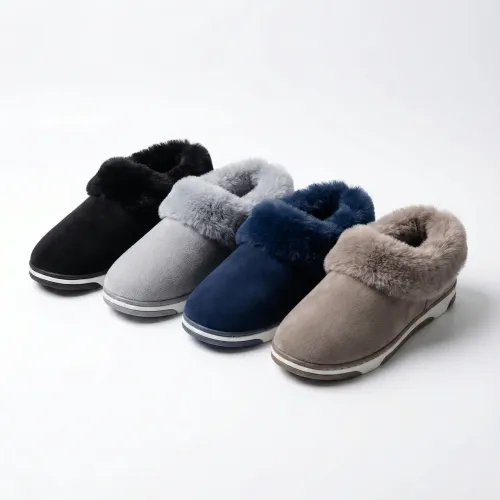 Жіночі домашні капці уггі на хутрі (37-42) Теплі чуні замшеві закриті 42