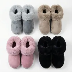 Жіночі домашні капці-чуні (чобітки) з хутряною опушкою, утеплені (36-41) 39