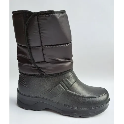 Чоботи чоловічі зимові чорні дутики піна ЕВА. Теплі сноубутси на липучці 41-45 43