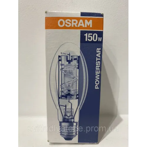 Металологана лампа Osram POWERSTAR HQI-E 100W/NDL CLEAR E27 еліптична колба прозора