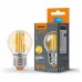 LED лампа філаментна VIDEX Filament G45FA 4W E27 2200K бронза VL-G45FA-04272