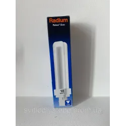 Компактна Люмінесцентна лампа (КЛЛ) Sylvania CF-TE 18W/830 GX24q-2 4p тепле світло