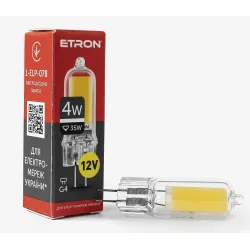 LED Лампа ETRON 1-ELP-078 G4 Glass 4W 4200K 12V