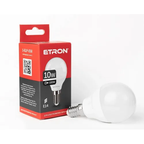 LED Лампа ETRON 1-ELP-842 G45 10W 4200K E14