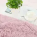 Хутряний плед-покривало травичка Євро розміру 220/240см. колір Пудровий