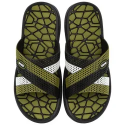Шльопанці чоловічі зелені 44