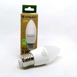 Лампа світлодіодна ENERLIGHT C37 9Вт 4100K E27