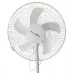 Вентилятор підлоговий Atlanfa 5 лопатей (Білий), потужний та тихий, на круглій підставці
