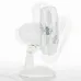 Настільний вентилятор WimpeX WX-901 (9 дюймів), компактний, 2 швидкості, білий
