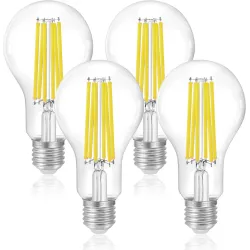 Світлодіодна LED лампа ETRON 4W C37 4200K 220V E27 денне світло