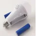 Акумуляторна цокольна Е27 лампочка LED 2x18650, 20W світлодіодна аварійна лампа на батарейках UKC