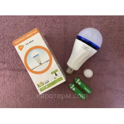 Лампа акумуляторна 20W, OKGO FA-6920, цоколь Е 27, 2 x 18650 аварійна лампа, світлодіодна LED лампа