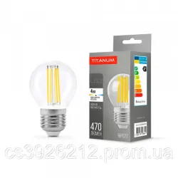 LED лампа TITANUM Filament G45 4W E27 4100K