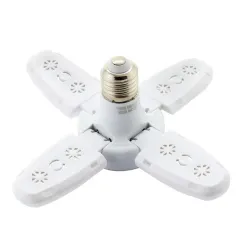 Лампочка складана світлодіодна 4 лопаті E27 KK-202 Mini fan blade bulb GS227