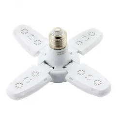 Лампочка складана світлодіодна 4 лопаті E27 KK-202 Mini fan blade bulb YU227