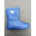 Жіночі зимові чоботи-дутики Dago Сині. Непромокаючі сноубутси на хутрі (піна ЕВА) 37-41