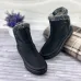 Жіночі зимові черевики Paolla на хутрі Чорні. Короткі дутики на блискавці (37-42 р) 41