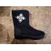 Бурки жіночі високі зимові повстяні на хутрі. Чоботи на блискавці з вишивкою. Розміри 37-42