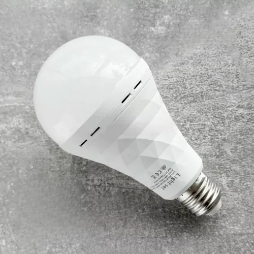 Акумуляторна LED лампа Е27 LIGHT SET LED BULB 7W A60 4500K 1800mAh ACUM 220V 630Lm під стандартний патрон Е27