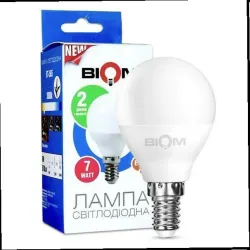 Лампа G45 E14 BIOM 7W 4500K BT-566