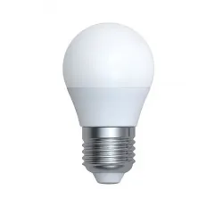 Лампа світлодіодна LED Bulb-G45-7W-E27-220V-6500K-630L SILVER Ny95000608