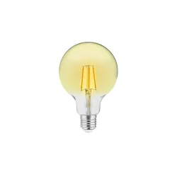 Лампа GTV LED 4W FILAMENT VINTAGE, G95, 3000K, E27