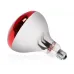 Лампа Інфрачервона R80 75W E27 (червона) ТМ Helios для тераріумів, обігрівання дрібних тварин.