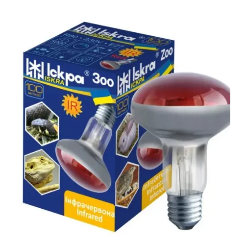 Лампа інфрачервона ІЧЗК 100 Вт 
