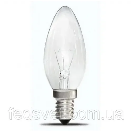 Лампа розжарювання Philips B35 свічка 40Вт E14 230В прозора