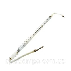 Лампа лінійна КГТ 220-1300 К7s/2.5 Kabel, інфрачервона галогенна лампа термовипромінювач для сушіння та нагрівання
