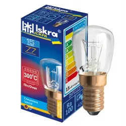 Лампа РП 15вт Е14 S25 для духовок 300°С