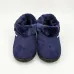 Жіночі домашні капці-чобітки Dago Home сині теплі на хутрі (36-41) закриті 39