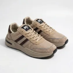 Кросівки Чоловічі Комбіновані Шкіряні Коричневі 43