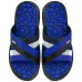 Чоловічі шльопанці сланці Olimp синьо-чорні | Навхрест, Для басейну, Розміри 41-45