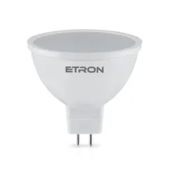 Світлодіодна LED лампа ETRON 8W 4000K GU5.3 MR16 денне світло 1-ELP-850