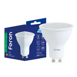 Світлодіодна лампа Feron GU10 LB-217 10W LED 220V MRG Ø50х58мм 3000K / 4000K / 6500К матова 10Вт 950Lm