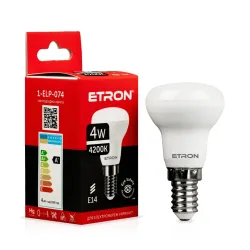 LED лампа рефлекторна ETRON R39 4W 4000K 220V E14, світлодіодна лампа 1-ELP-074