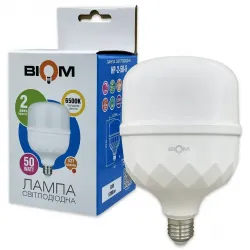 Світлодіодна лампа BIOM HP-2-50-6 T120 50W E27 6500К