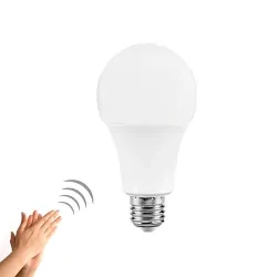 Лампа LED E27 9Вт з датчиком звуку та освітленості економічна автоматична