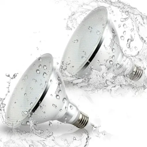 Набір LED-ламп HiBay 2 шт., 15 Вт, 1400 лм, 3000 K, E27, IP65 водонепроникні, кут 180 градусів