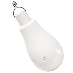 Лампочка на акумуляторі світлодіодна LED лампа аварійна 3 режими роботи автономна 20Вт 2ШТ BRS White