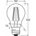 Osram LED Filament Classic A60 5.8W (замінює 60W), теплий білий, діммірувана LED лампа E27, форма груша, 806 лм, CRI 90