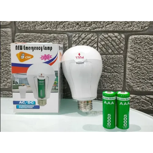 Лампа з двома акумуляторами, 15 Вт, 1200 мАг, Е27