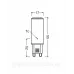 Світлодіодна лампочка OSRAM LED PIN48 G9 4.5W 4000K 600lm IP20