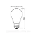 Світлодіодна лампочка Osram LED CL P60 E27 11W 2700K 1521lm IP20