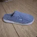 Тапочки чоловічі кімнатні сіро-блакитні вельветові Теплі домашні капці закриті 41-45