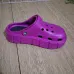 Сабо жіночі крокси на платформі фіолетові Progress, Літні шльопанці на високій підошві (розміри 36-41)