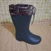 Чоловічі зимові чоботи з піни ЕВА утеплені. Гумові чоботи для риболовлі з манжетом. Розміри 41-45